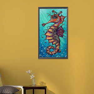 Seahorse 30*60CM(Canvas) Full Round Drill Diamond Painting