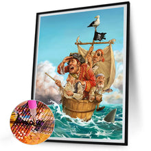 Load image into Gallery viewer, Pirate Ship 30*40CM(Canvas) Full Round Drill Diamond Painting
