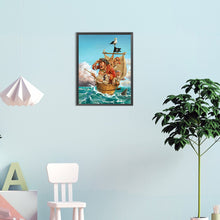 Load image into Gallery viewer, Pirate Ship 30*40CM(Canvas) Full Round Drill Diamond Painting
