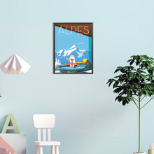 Load image into Gallery viewer, Snowy Mountain Scenery 30*40CM(Canvas) Full Round Drill Diamond Painting
