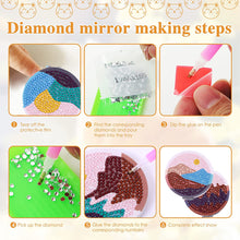 Load image into Gallery viewer, Special Shaped Double Side DIY Diamond Art Mosaic Makeup Mirror (064)
