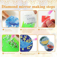 Load image into Gallery viewer, Special Shaped Double Side DIY Diamond Art Mosaic Makeup Mirror (083)

