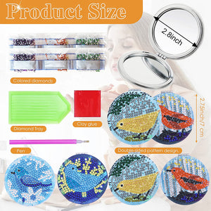 Special Shaped Double Side DIY Diamond Art Mosaic Makeup Mirror (083)