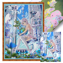 Load image into Gallery viewer, Yishu - Angel Girl - 50*70CM 11CT 3 Stamped Cross Stitch
