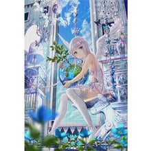 Load image into Gallery viewer, Yishu - Angel Girl - 50*70CM 11CT 3 Stamped Cross Stitch
