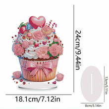 Load image into Gallery viewer, Heart Dessert DIY Diamond Painting Desktop Decoration for Office Desktop Decor
