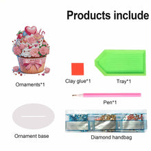 Load image into Gallery viewer, Heart Dessert DIY Diamond Painting Desktop Decoration for Office Desktop Decor
