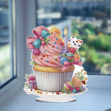 Load image into Gallery viewer, Heart Dessert DIY Diamond Painting Desktop Decoration for Office Desktop Decor
