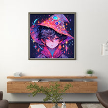 Load image into Gallery viewer, Huancan - Magic Boy - 50*50CM 14CT 2 Stamped Cross Stitch
