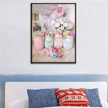 Load image into Gallery viewer, Vase 40*30CM(Canvas) Round Drill Diamond Painting
