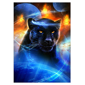 Leopard 40*30CM Full Round Drill Diamond Painting