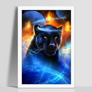 Leopard 40*30CM Full Round Drill Diamond Painting