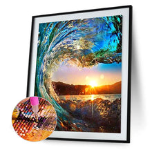 Load image into Gallery viewer, Sun 40*30CM(Canvas) Full Round Drill Diamond Painting

