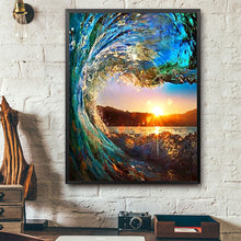 Load image into Gallery viewer, Sun 40*30CM(Canvas) Full Round Drill Diamond Painting
