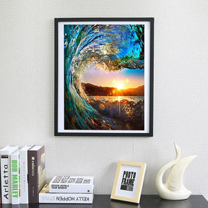 Sun 40*30CM(Canvas) Full Round Drill Diamond Painting