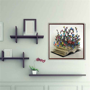 Book 30*30 CM(Canvas) Full Round Drill Diamond Painting