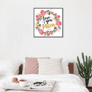 Mother'S Day 30*30CM(Canvas) Full Round Drill Diamond Painting