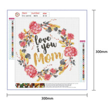 Load image into Gallery viewer, Mother&#39;S Day 30*30CM(Canvas) Full Round Drill Diamond Painting

