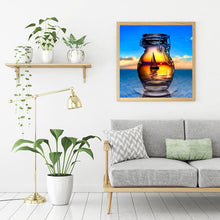 Load image into Gallery viewer, Reflection In A Wine Glass 30*30CM(Canvas) Full Round Drill Diamond Painting
