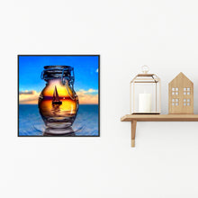 Load image into Gallery viewer, Reflection In A Wine Glass 30*30CM(Canvas) Full Round Drill Diamond Painting
