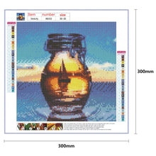 Load image into Gallery viewer, Reflection In A Wine Glass 30*30CM(Canvas) Full Round Drill Diamond Painting
