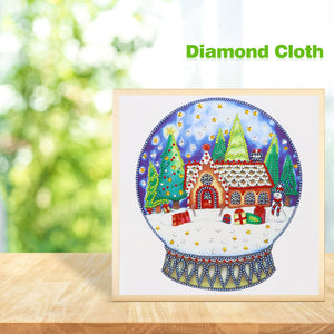 Christmas 30*30CM(Canvas) Partial Special Shaped Drill Diamond Painting