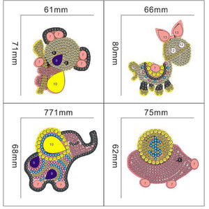 DIY Diamond Mosaic Special Shape Full Drill Refrigerator Magnets Sticker