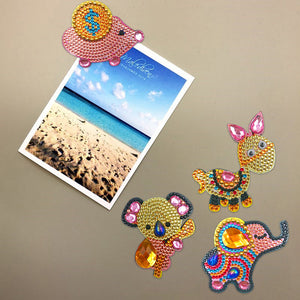 DIY Diamond Mosaic Special Shape Full Drill Refrigerator Magnets Sticker