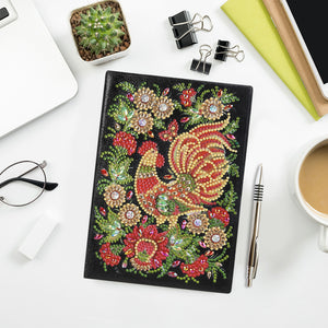 DIY Diamond Painting Notebook Blank No Line Resin Graffiti Drawing Book for Gift