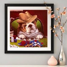 Load image into Gallery viewer, Dog 30*30CM(Canvas) Full Round Drill Diamond Painting
