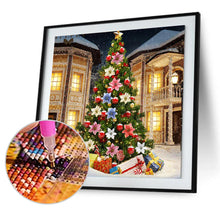 Load image into Gallery viewer, Christmas Tree 30*30CM(Canvas) Full Round Drill Diamond Painting
