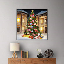 Load image into Gallery viewer, Christmas Tree 30*30CM(Canvas) Full Round Drill Diamond Painting

