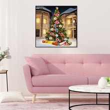 Load image into Gallery viewer, Christmas Tree 30*30CM(Canvas) Full Round Drill Diamond Painting
