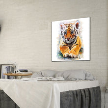 Load image into Gallery viewer, Tiger 30*30CM(Canvas) Full Round Drill Diamond Painting
