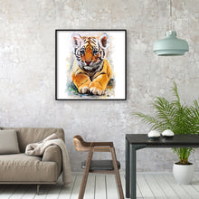 Load image into Gallery viewer, Tiger 30*30CM(Canvas) Full Round Drill Diamond Painting
