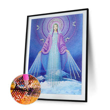 Load image into Gallery viewer, Virgin Mary 30*40CM(Canvas) Partial Special Shaped Drill Diamond Painting

