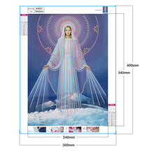 Load image into Gallery viewer, Virgin Mary 30*40CM(Canvas) Partial Special Shaped Drill Diamond Painting
