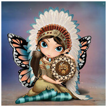 Load image into Gallery viewer, Big-Eyed Doll 30*30CM(Canvas) Full Square Drill Diamond Painting
