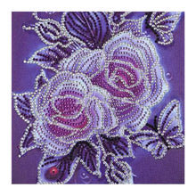 Load image into Gallery viewer, Rose 30*30CM(Canvas) Partial Special Shaped Drill Diamond Painting
