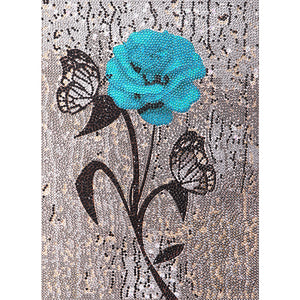 Rose 30*40CM(Canvas) Full Partial Special Shaped Drill Diamond Painting
