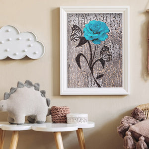 Rose 30*40CM(Canvas) Full Partial Special Shaped Drill Diamond Painting