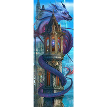 Load image into Gallery viewer, Dragon 30*80CM(Canvas) Full Round Drill Diamond Painting
