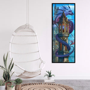 Dragon 30*80CM(Canvas) Full Round Drill Diamond Painting