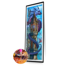 Load image into Gallery viewer, Dragon 30*80CM(Canvas) Full Round Drill Diamond Painting
