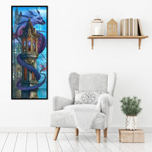 Load image into Gallery viewer, Dragon 30*80CM(Canvas) Full Round Drill Diamond Painting
