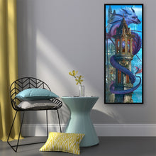 Load image into Gallery viewer, Dragon 30*80CM(Canvas) Full Round Drill Diamond Painting
