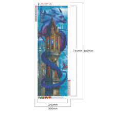 Load image into Gallery viewer, Dragon 30*80CM(Canvas) Full Round Drill Diamond Painting
