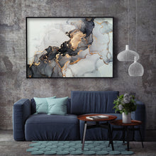 Load image into Gallery viewer, Gold-Leaf Marble 40*30CM(Canvas) Full Round Drill Diamond Painting

