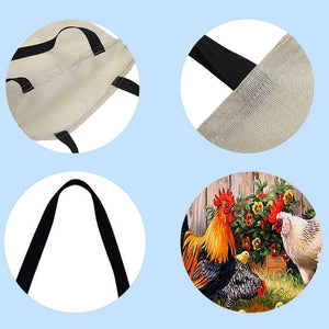Canvas Bag-Chickens 40*40CM