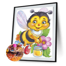 Load image into Gallery viewer, Bee 30*40CM(Canvas) Full Round Drill Diamond Painting
